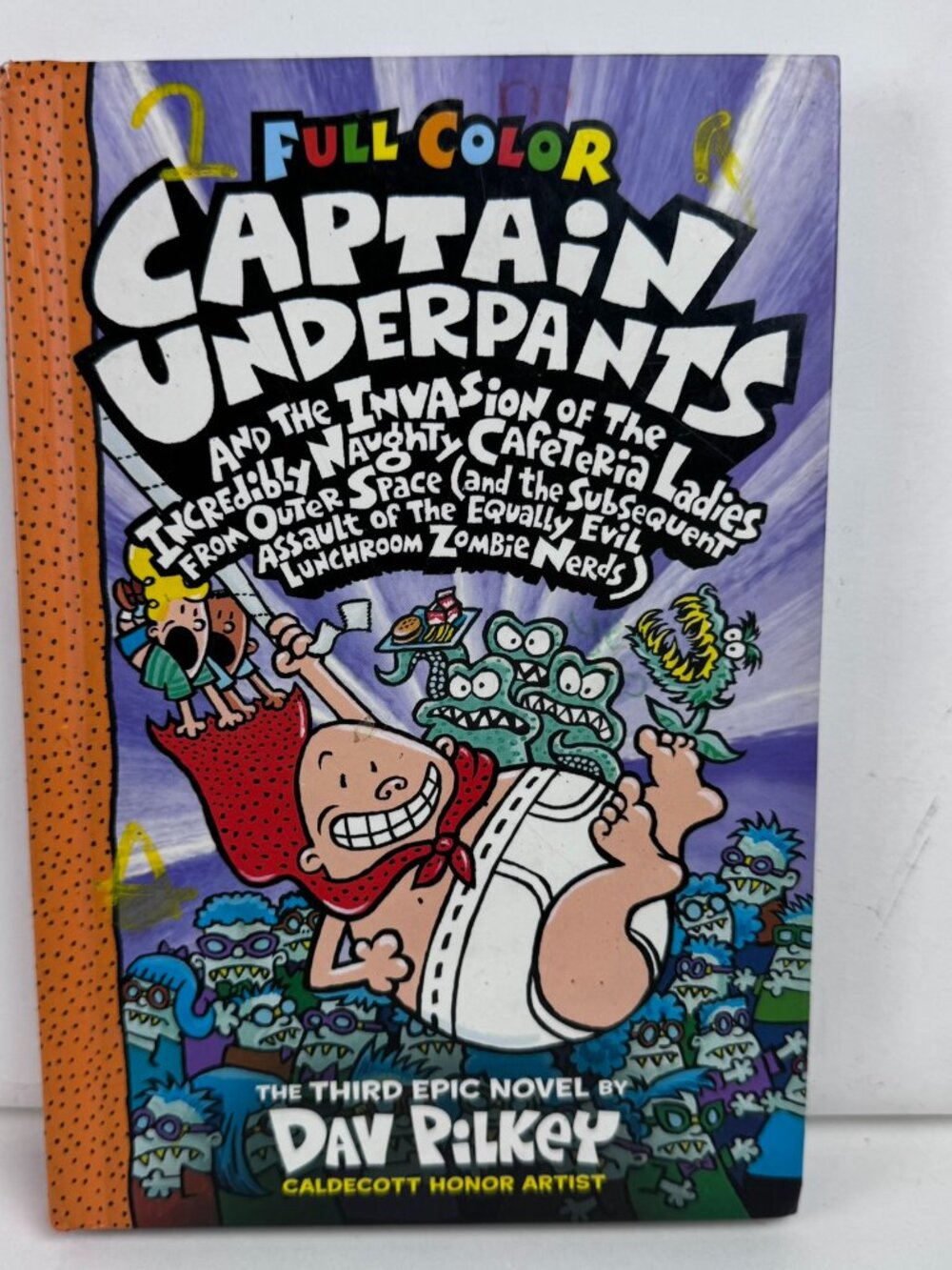 Captain Underpants Book 3 Cafeteria Ladies Dav Pilkey Color 9780545694704